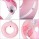 4. Schwimmring 76x76CM Flamingo Glitzer 35660