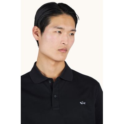 3. Paul&Shark Herren-Poloshirt aus Baumwolle, schwarz, 99311001-11 – elegant und strapazierfähig