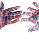 6. Blumen-Gartenhandschuhe Größe 6/XS
