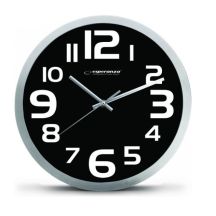 ESPERANZA Wanduhr Zürich Schwarz EHC013K