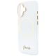 6. Guess IML Script Metal MagSafe Hülle für iPhone 17 - Transparent