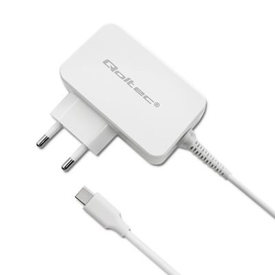 7. QOLTEC Netzteil 65 W | 5–20,3 V | 2–3,25 A | USB Typ C | PD | Weiß