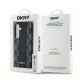 8. DKNY Leather Checkered Mono Pattern MagSafe-Hülle für Samsung Galaxy S24 – Schwarz