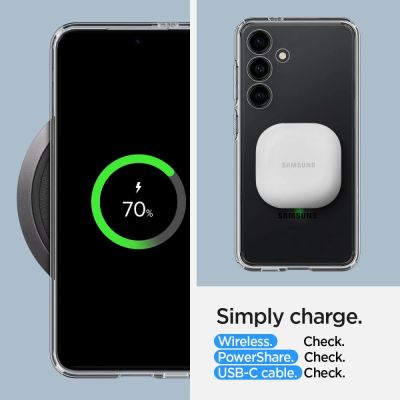 15. Spigen Ultra Hybrid-Hülle für Samsung Galaxy S24 – mattschwarz