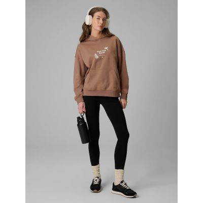 7. Lockerer Damen-Sweatshirt mit Kapuze 4F 4FRSS26TSWSF2836-83S