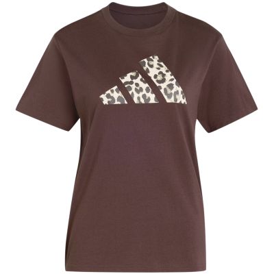 2. adidas Damen-T-Shirt mit Tiermotiv, Braun KT2676