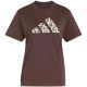 2. adidas Damen-T-Shirt mit Tiermotiv, Braun KT2676
