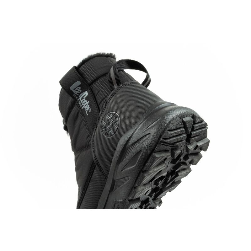 7. Lee Cooper Damen Winter-Wanderschuhe, isoliert, schwarz