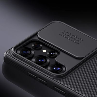 6. Nillkin CamShield Pro Hülle für Samsung S25 Ultra mit Kameraabdeckung – Schwarz