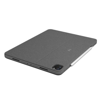 6. Logitech Combo Touch QWERTZ Deutscher Smart Connector Grau