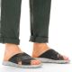 3. Rieker M RKR581 bequeme Flip-Flops, grau