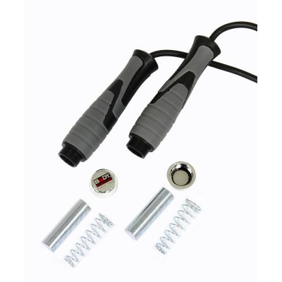 4. Speed-Springseil mit 2 x 100g Gewichten BK 256