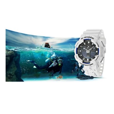 11. Herrenuhr CASIO G-SHOCK GA-100B-7AER + Box