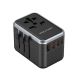 3. Vention 65W GaN Universal-Reiseadapter mit Ladegerät, 2x USB-A, 2x USB-C, Schwarz