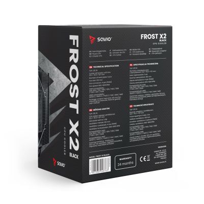 8. SAVIO CPU-KÜHLER FROST BLACK X2