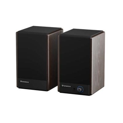 10. GENESIS ARSEN 402BT 2-Wege-Router, braun, kabelgebunden und kabellos, 60 W