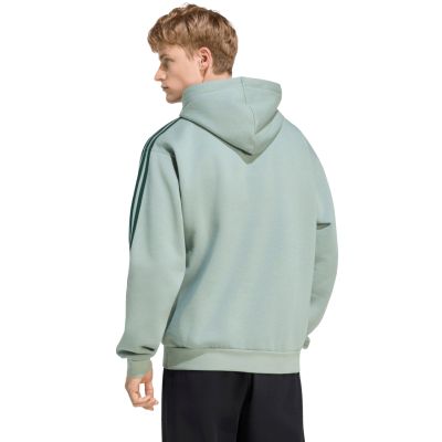 3. Herren-Sweatshirt adidas Essentials 3-Stripes Fleece Hoodie hellgrün KY4172