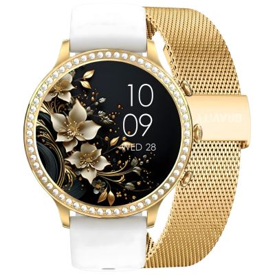 Smartwatch Gravity Gold Armband und Armband GT5-2