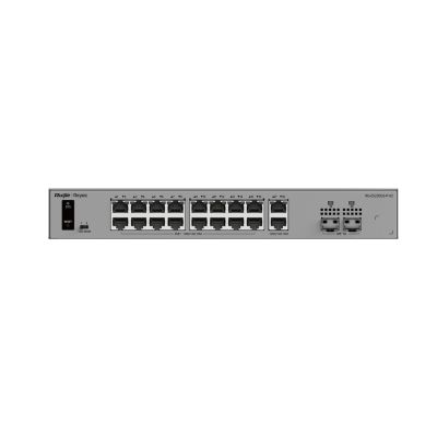 PoE-SWITCH RG-ES220GS-P-V2, 16-PORTIG + 2X UPLINK + 2X SFP REYEE