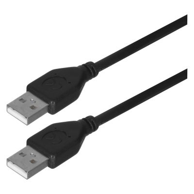 4. GEMBIRD CCP-USB2-AMAM-6 Kabel (USB 2.0 Typ A Stecker – USB 2.0 Typ A Stecker; 1,8 m; schwarz)