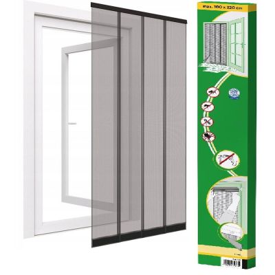 45. Tür-Moskitonetz 100 x 220 mm, Lamellen-Polyester + Klettband