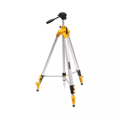 3. DeWALT DE0733-XJ Stativ mit Laser-Wasserwaage, 3 Beine, Aluminium, Schwarz, Gelb