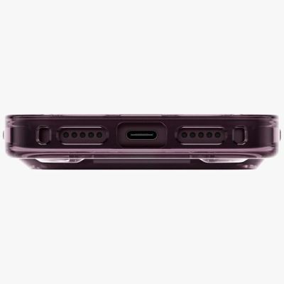 5. Uniq Heldro Air Magclick Ladehülle für iPhone 18 Pro / 17 Pro - bordeauxrot