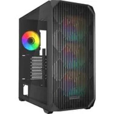 10. Sharkoon AK3 RGB Computergehäuse, schwarzes gehärtetes Glas