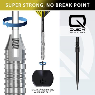 3. Harrows NX-90 Parallel QP 90 % Steeltip-Darts