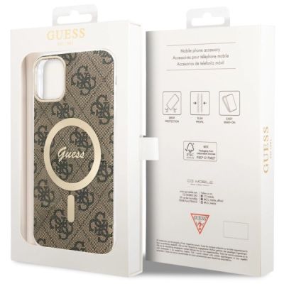 7. Guess GUHMN61H4STW iPhone 11 6.1" braun/braun Hardcase 4G MagSafe