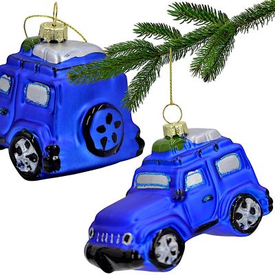 GLASFORM-BAUMHÄNGER GELÄNDEWAGEN SASKA GIFT & DECOR
