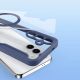 10. Dux Ducis Skin X Pro Hülle für Samsung S24+ mit Magnetring und Klappe – Blau