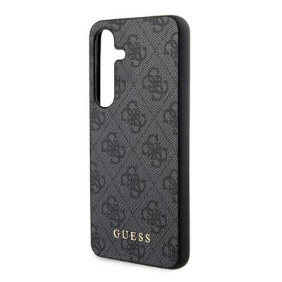 6. Guess 4G Metal Gold Logo Hülle für Samsung Galaxy A35 – Schwarz