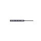 11. Acer 12-in-1 USB-C-Dongle, kabelgebunden, USB 3.2 Gen 1 (3.1 Gen 1), Typ-C, Silber