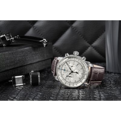 5. Herrenuhr ZEPPELIN 100 Yahre 7680-1 + BOX