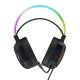 4. Wozinsky WSG-1118 Kabelgebundenes Gaming-Headset mit Mikrofon und RGB-Hintergrundbeleuchtung – Schwarz