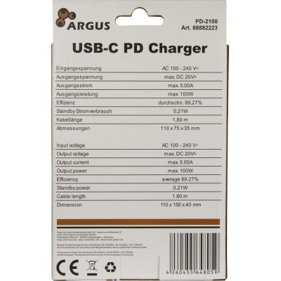 4. Inter-Tech PD-2100 Schwarzer Wechselstrom-Innenstecker