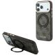 Guess Ring Stand 360 4G Classic Logo MagSafe Hülle für iPhone 18 Pro / 17 Pro - Braun