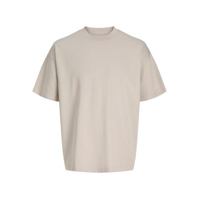 2. Jack&Jones Herren-T-Shirt JJEBARRON TEE SS O-NECK NOOS 12298906 MOONBEAM