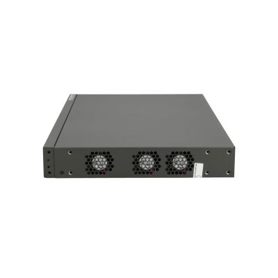 3. FiberHome S4820-28T-X-PE-AC Netzwerk-Uplinks, verwaltetes L2/L3 Gigabit-Ethernet (10/100/1000), PoE-Unterstützung, 1 HE, Schwarz, Grau