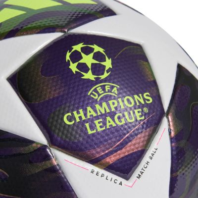 4. adidas UCL 25/26 Final League Fußball lila-weiß JX9095