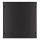 2. Wandregalschrank 19" 12U 600X450 SCHWARZ PERFORIERT TÜR LANBERG (FLAT PACK)