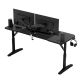4. Huzaro Hero 4.6 Schwarzer Gaming-Schreibtisch