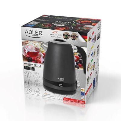 8. ADLER AD 1295g Wasserkocher, grau