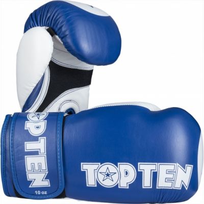 2. TOP TEN STAR-XLP Boxhandschuhe 10 oz Rot