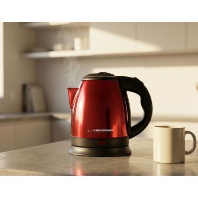 10. ESPERANZA Wasserkocher Parana 1,0 l Rot EKK128R