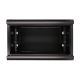 3. Extralink 6U 600x600 Schwarzer Wand-Rackschrank