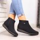 6. Isolierte schwarze Damenstiefeletten Rieker W 98251-00