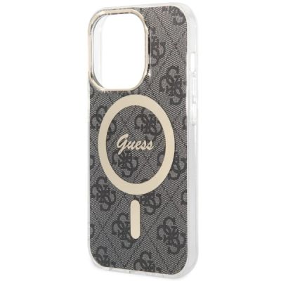 8. Guess 4G MagSafe Hülle für iPhone 14 Pro – Schwarz