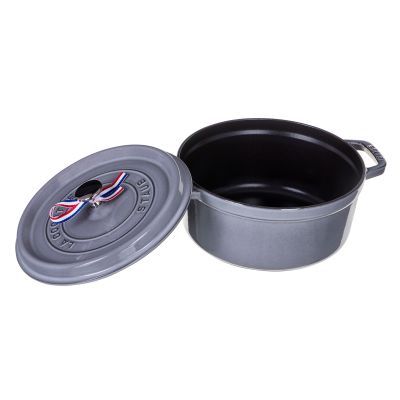 STAUB Runder Gusseisentopf 40500-246-0 3,8 l Graphit